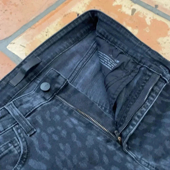 💎HP Joe’s Jeans Milla High Rise Size 27 Black Laser Cheetah Jeans - Picture 5 of 9